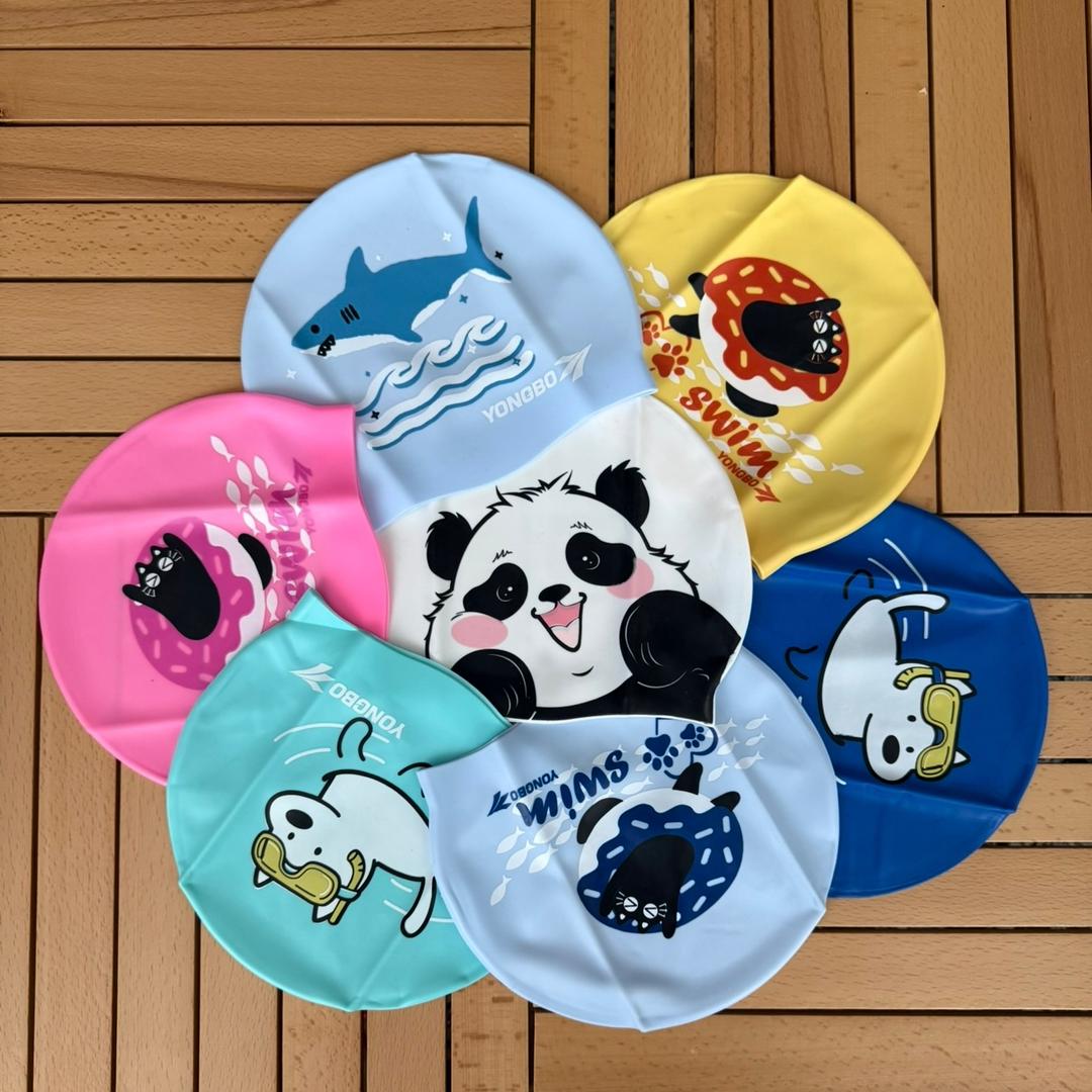 کلاه شنا سیلیکونی طرح دار