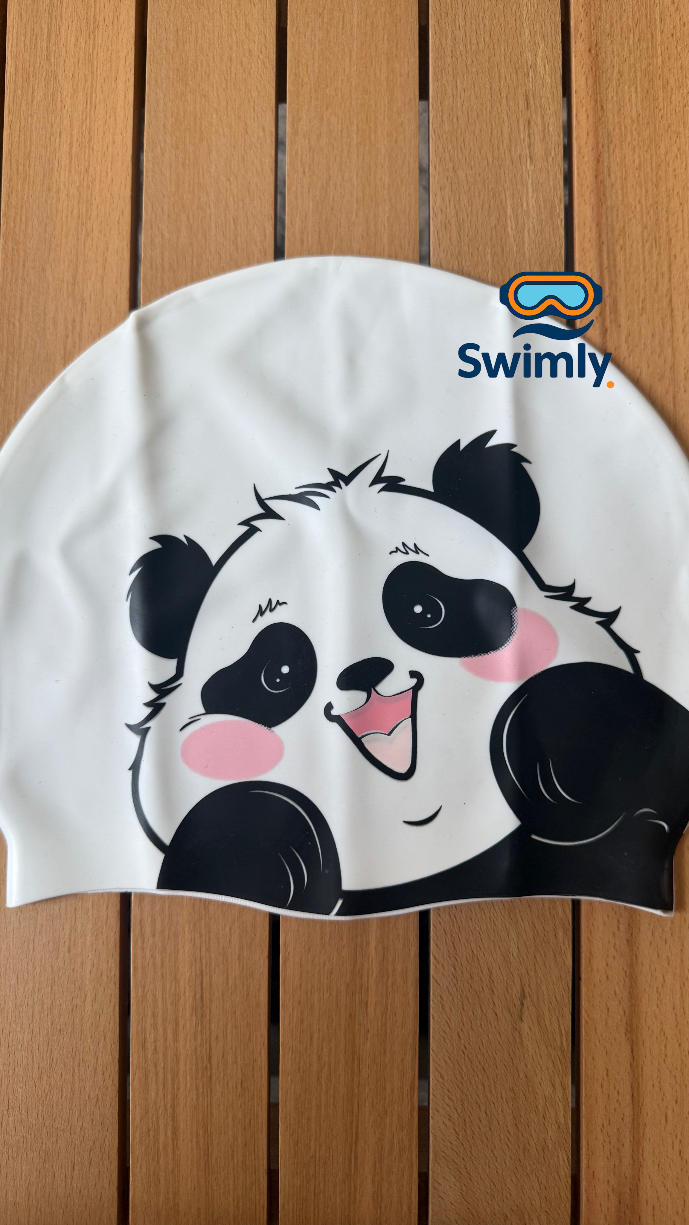 کلاه شنا سیلیکونی طرح دار پاندا